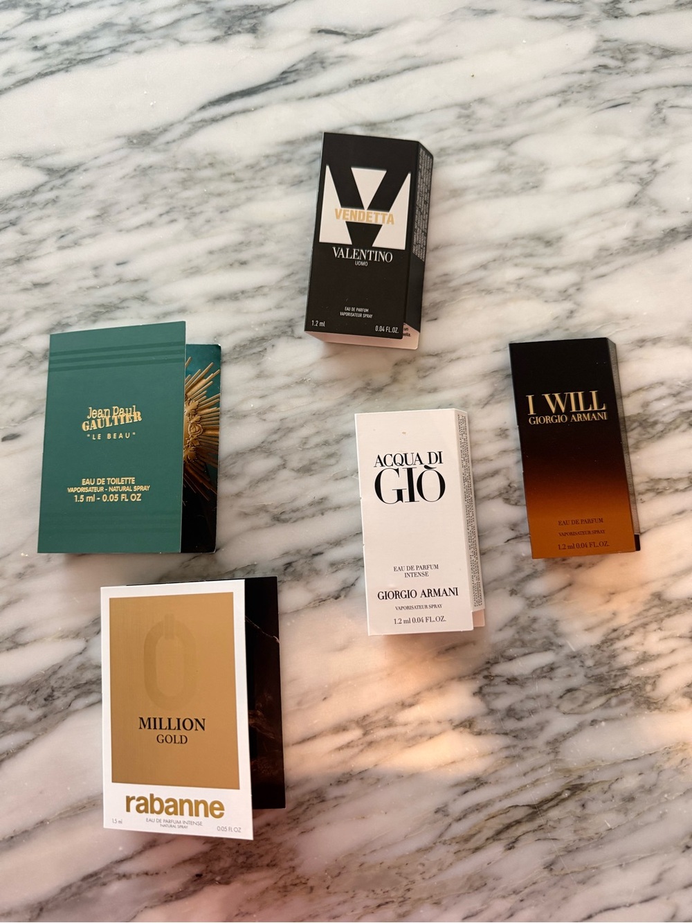 Collection of Sample Men’s Fragrances